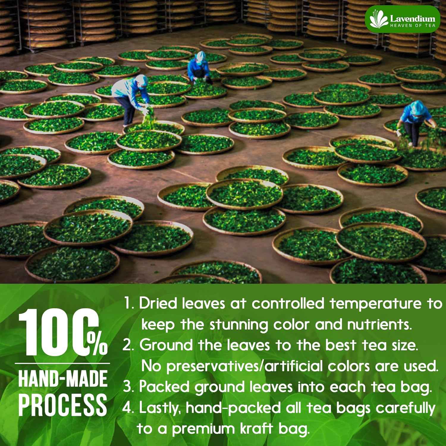 Premium Gymnema Leaf Tea Bags for Diabetics, 100% Natural & Pure from Gymnema Leaves.