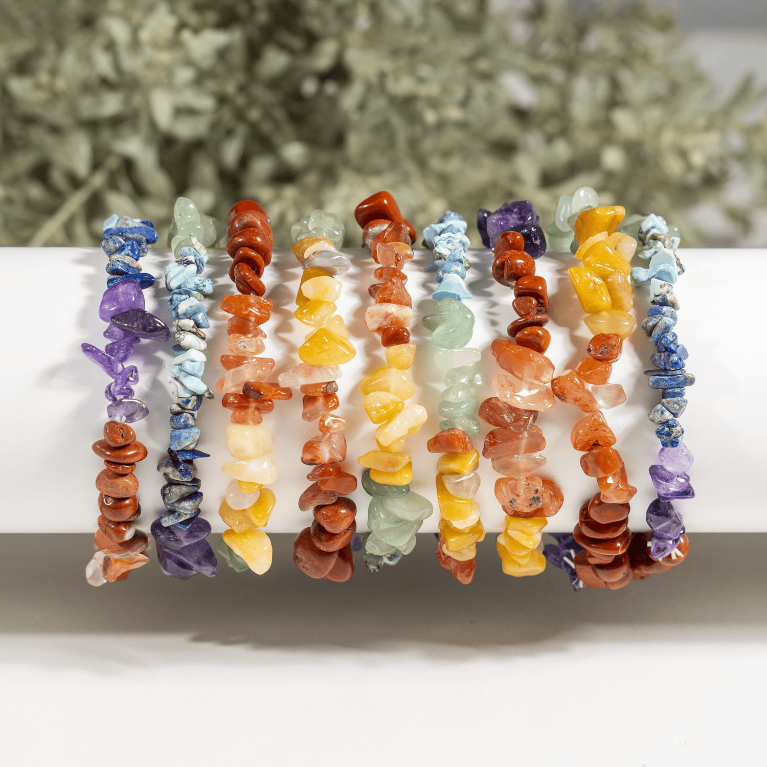 7 Chakra Chip Bracelet DestGlow