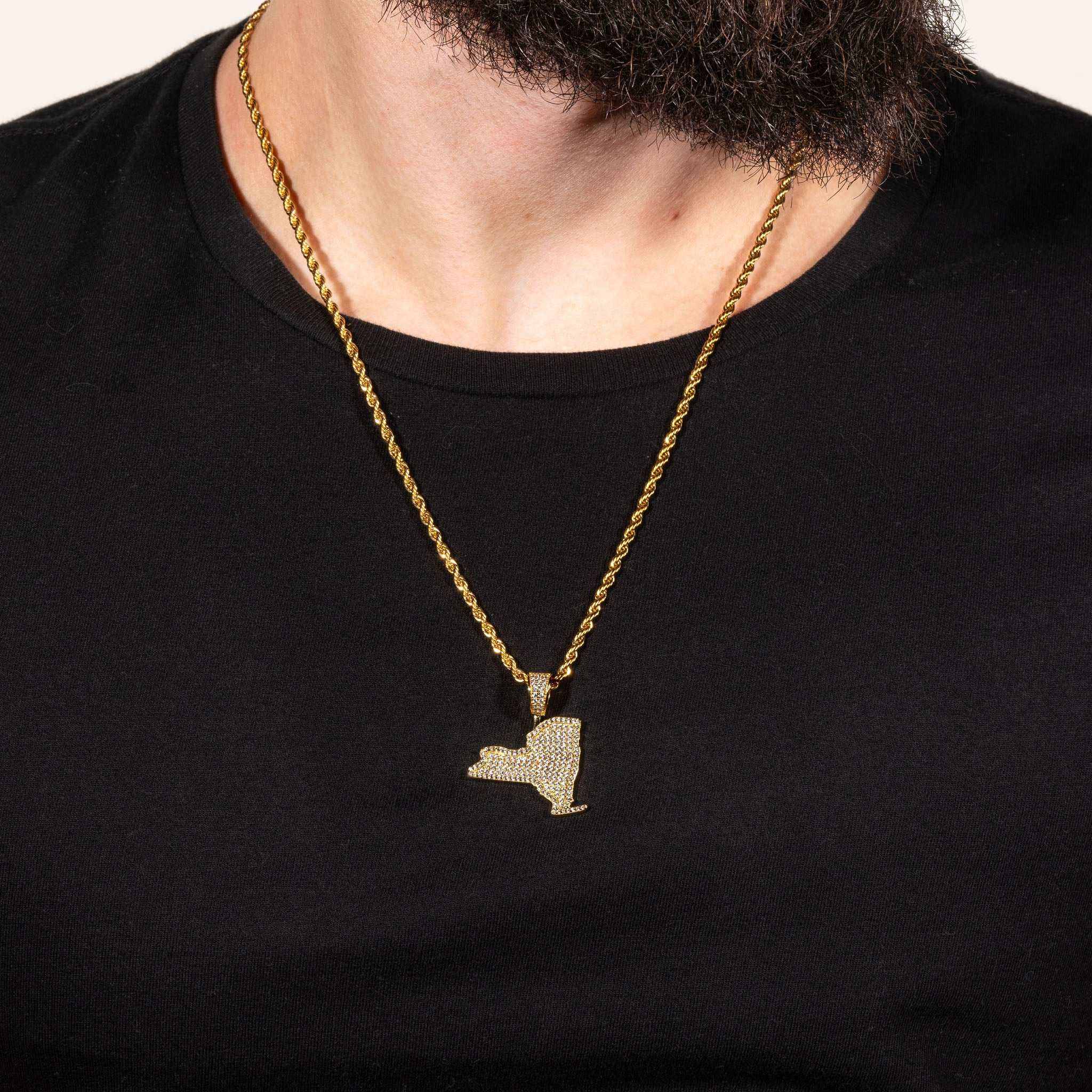 New York Pendant 925 Sterling Silver