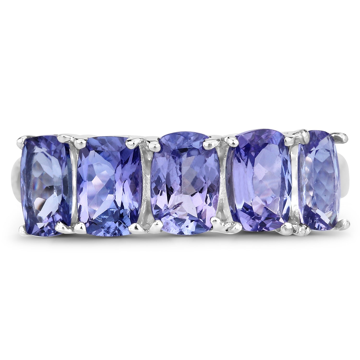 2.65 Carat Genuine Tanzanite .925 Sterling Silver Ring by Bids.com