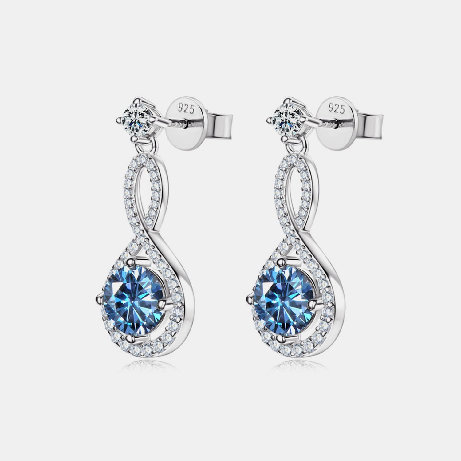1 Carat Sparkala™ Pure Sterling Silver Earrings by Sparkala