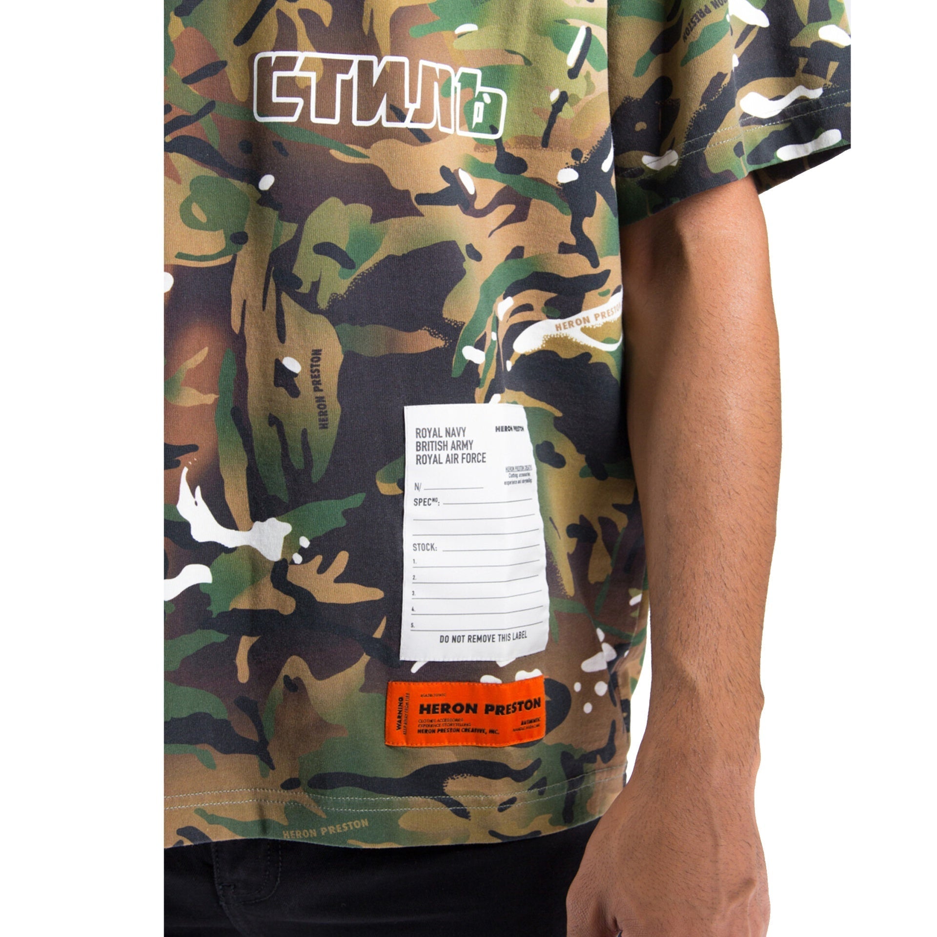 Heron Preston Camouflage T-Shirt Men by Luosophy