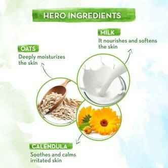 Mamaearth Milky Soft Head to Toe Wash With Oats, Milk & Calendula For Babies