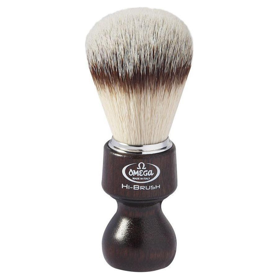 Omega Synthetic Shaving Hi Brush Wood