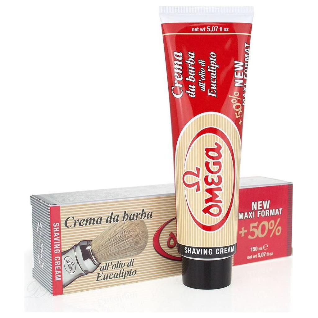 Omega Shaving Cream With Eucalyptus Oil In Tube 150 ml