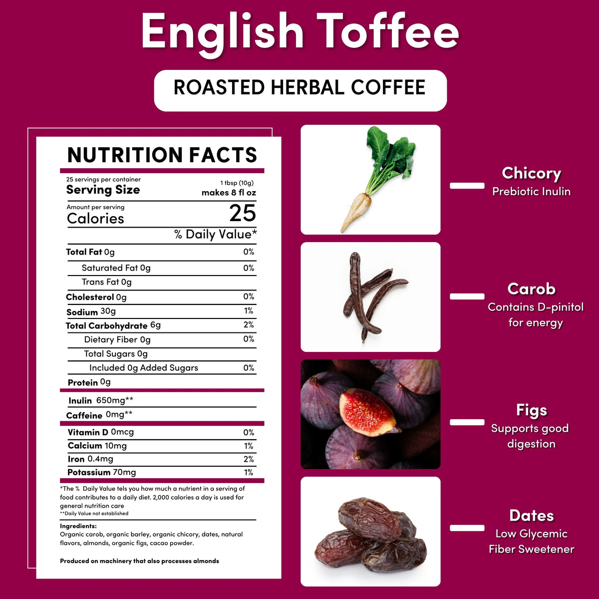 English Toffee Herbal Coffee DestGlow