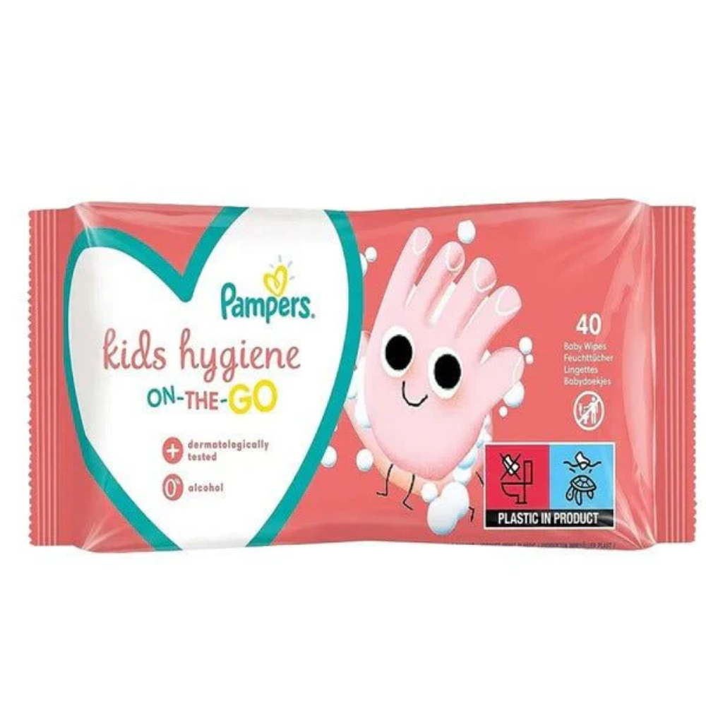 Pampers Kids Hygiene On-The-Go Baby Wipes (40 ct) DestGlow