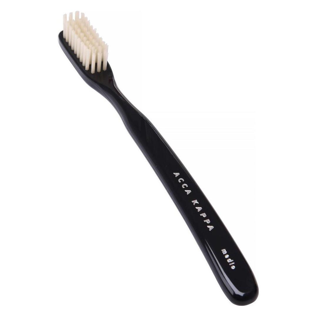 Acca Kappa Morbido Soft Nylon Toothbrush, Black by Pasteur Pharmacy