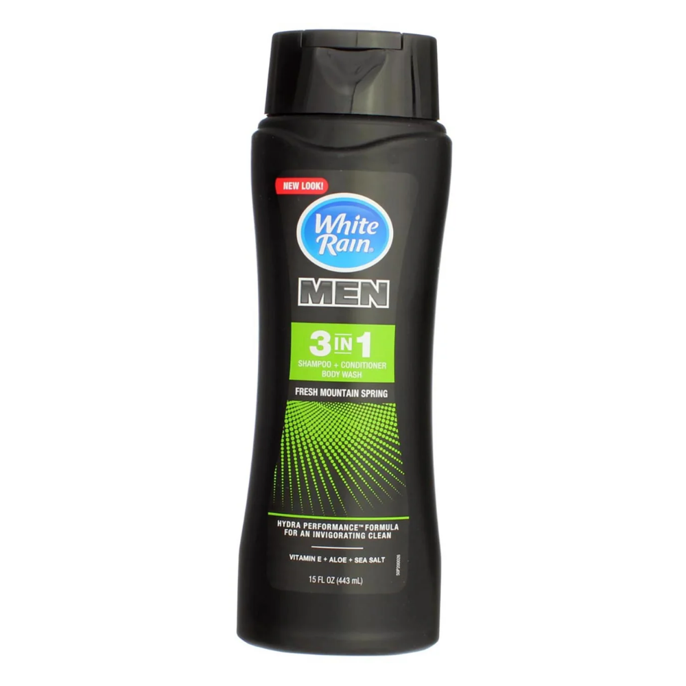White Rain For Men 3 In 1, Shampoo Cond, And Body Wash DestGlow
