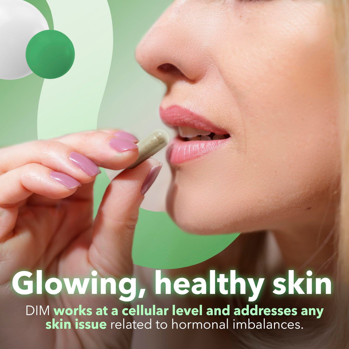 DIM Estrogen Supplement - Hormone Balance, Skin Health, and Menopause Support | Vitamized DestGlow
