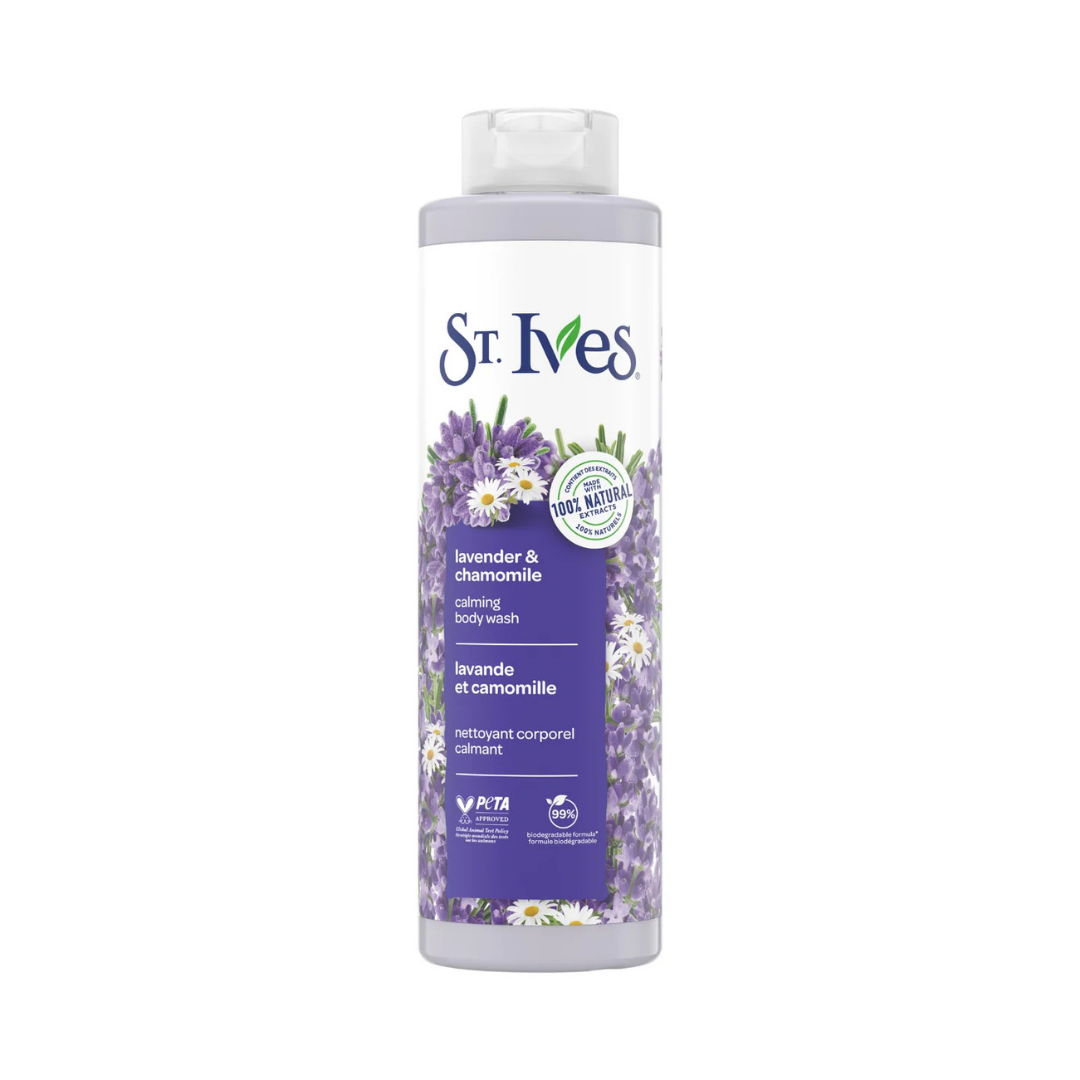 St. Ives Lavender & Chamomile Calming Body Wash (22oz) DestGlow