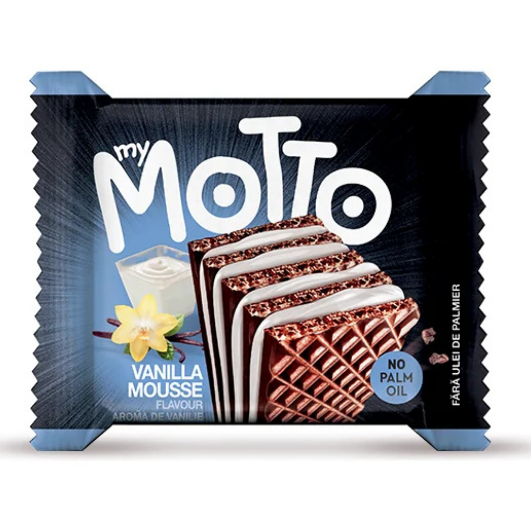 My Motto Wafer Bar Vanilla Mousse 1.6oz by Farmacias Savia