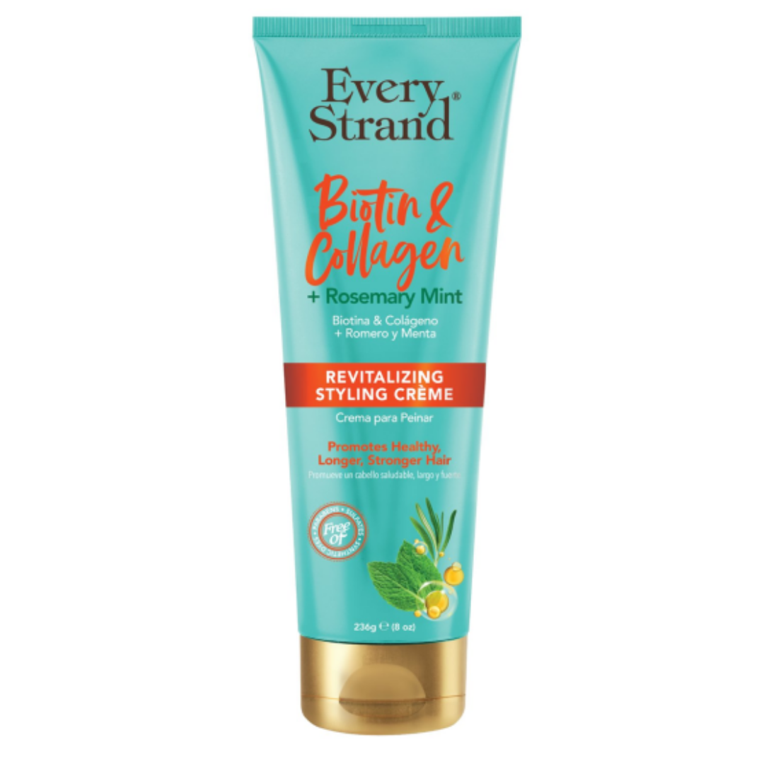 Every Strand Biotin & Collagen Revitalizing Styling Crème (8 oz) by Farmacias Savia