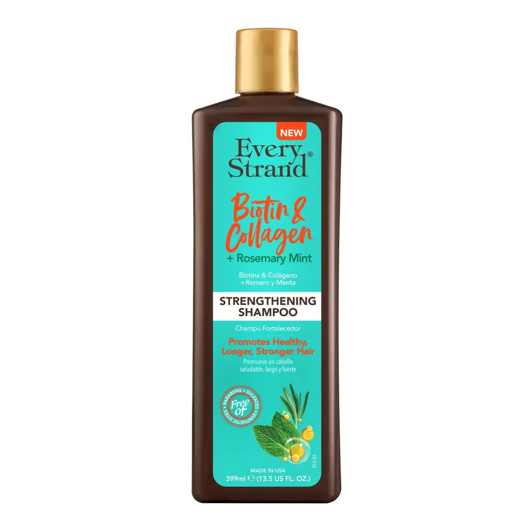 Every Strand Biotin & Collagen Strengthening Shampoo (13.5 oz) DestGlow