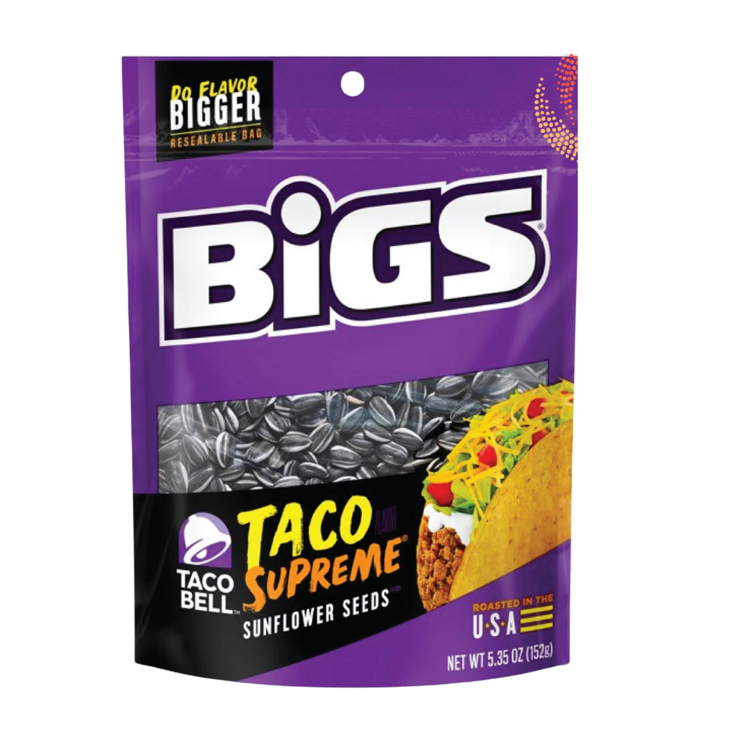 BIGS Sunflower Seeds Taco Bell Supreme (5.35oz) DestGlow