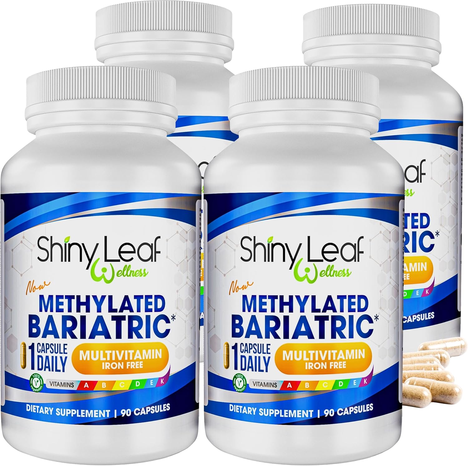 Shiny Leaf Methylated Bariatric Multivitamin Without Iron DestGlow