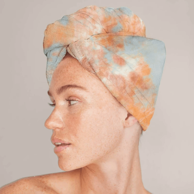 KitSch Microfiber Hair Towel - Sunset Tie Dye by Pasteur Pharmacy