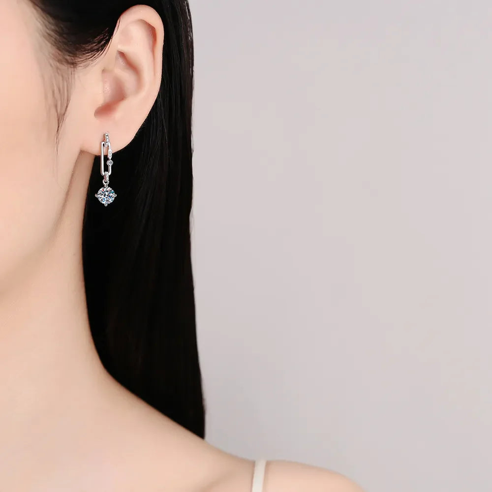 2 Carat Sparkala™ 925 Sterling Silver Earrings by Sparkala
