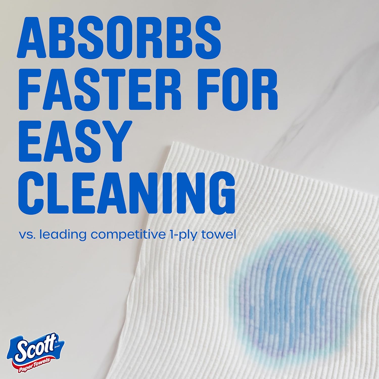 Scott Choose-A-Sheet 1-Ply Paper Towels, 2 Double Rolls/108 Sheets Per Roll, White DestGlow