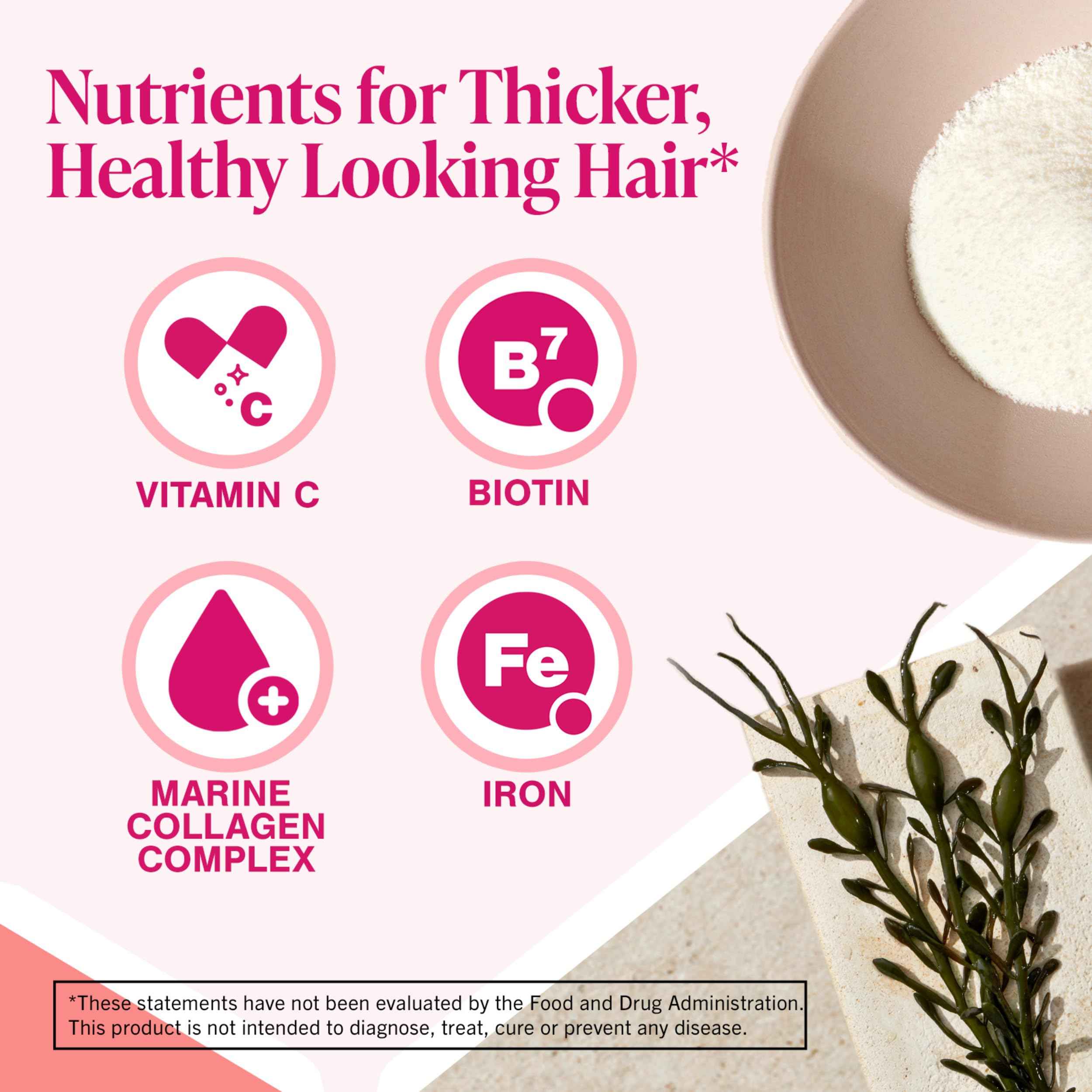 Viviscal Hair Growth Supplements For Women For Thicker, Fuller Hair, Nourishes Thinning & Loss, With Proprietary Collagen Complex, 180 Tablets, 3 Month Supply
