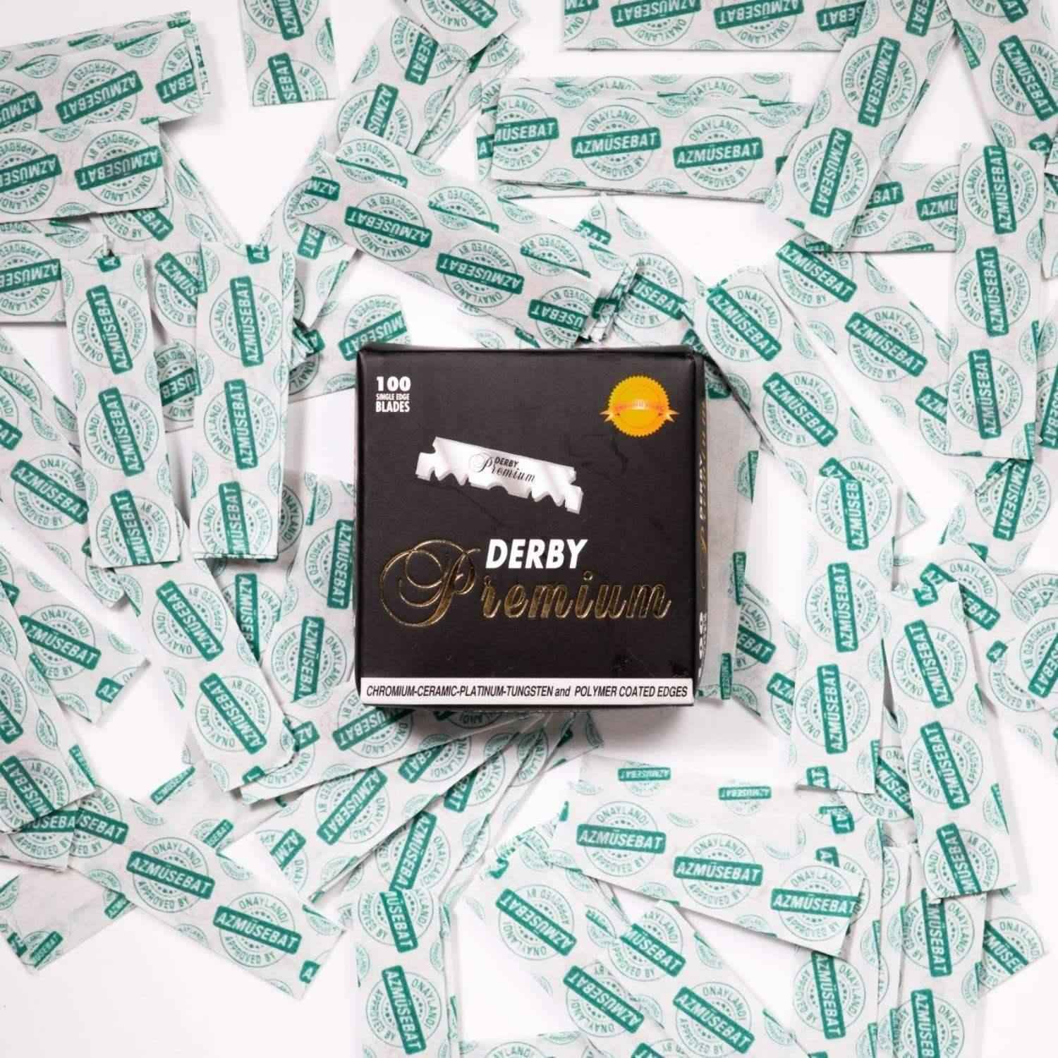 Derby Premium Single Edge Razor Blades 100 Pcs