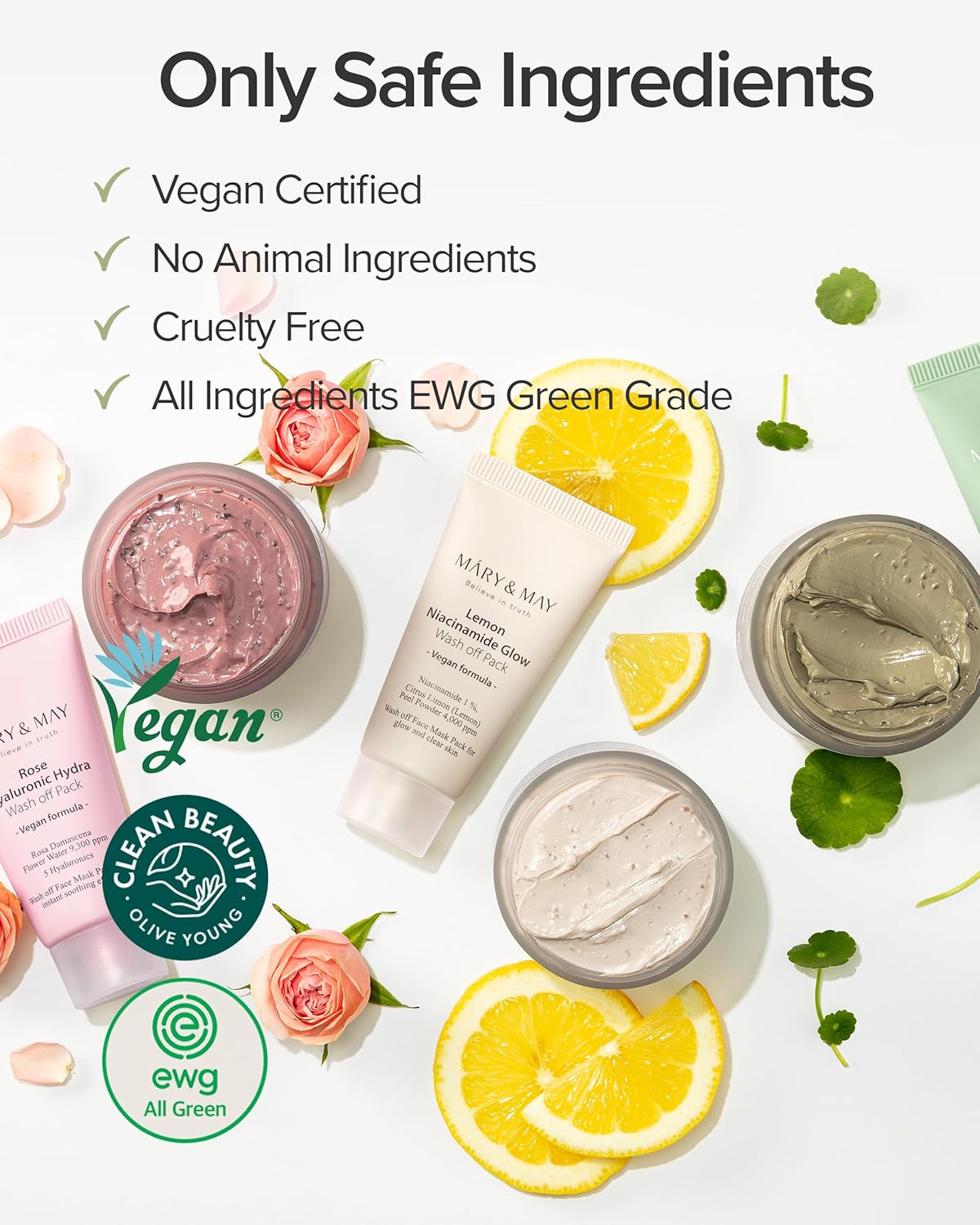 Mary & May Vegan Wash Off Mask Mini Gift Set by AsiaBeautyMall