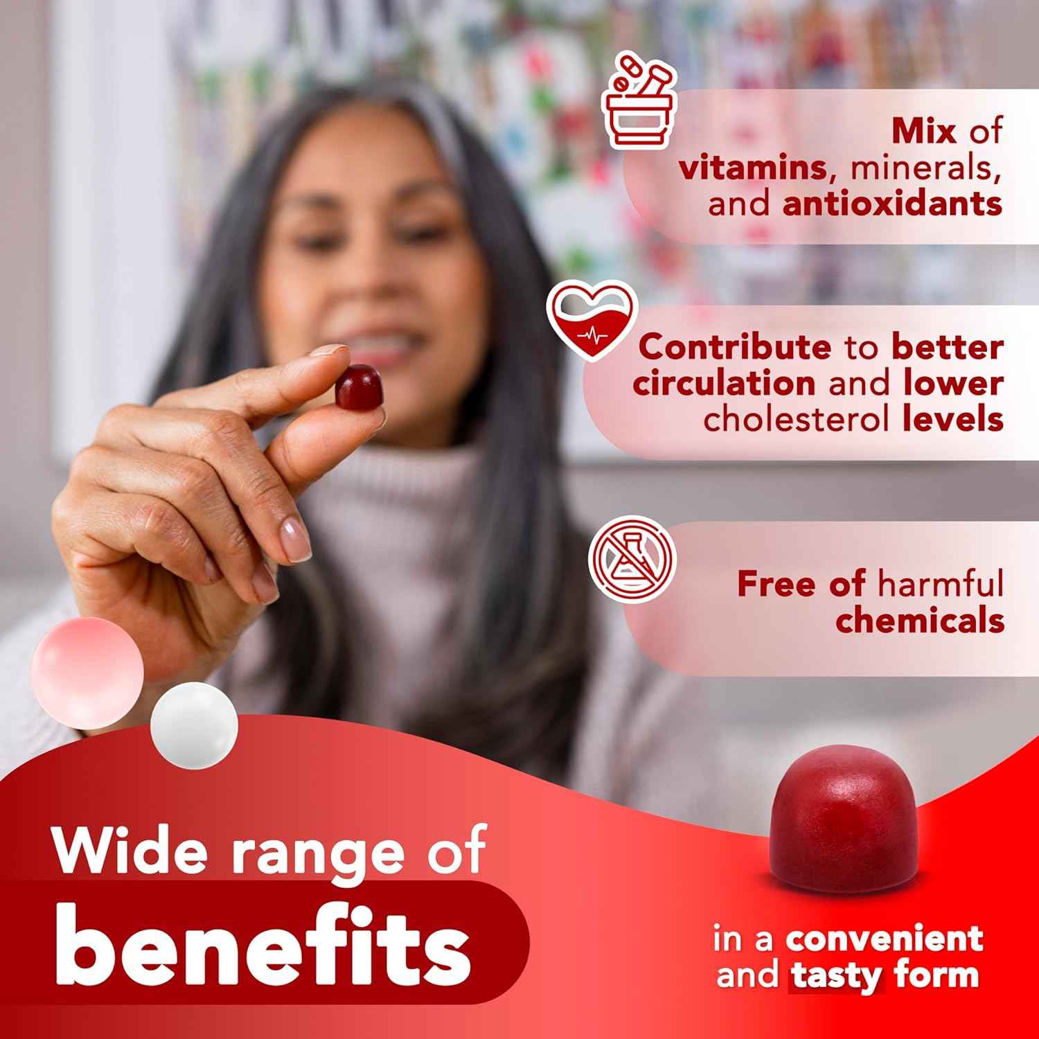 Beet Root Extreme Gummies with CoQ10, 60 Count