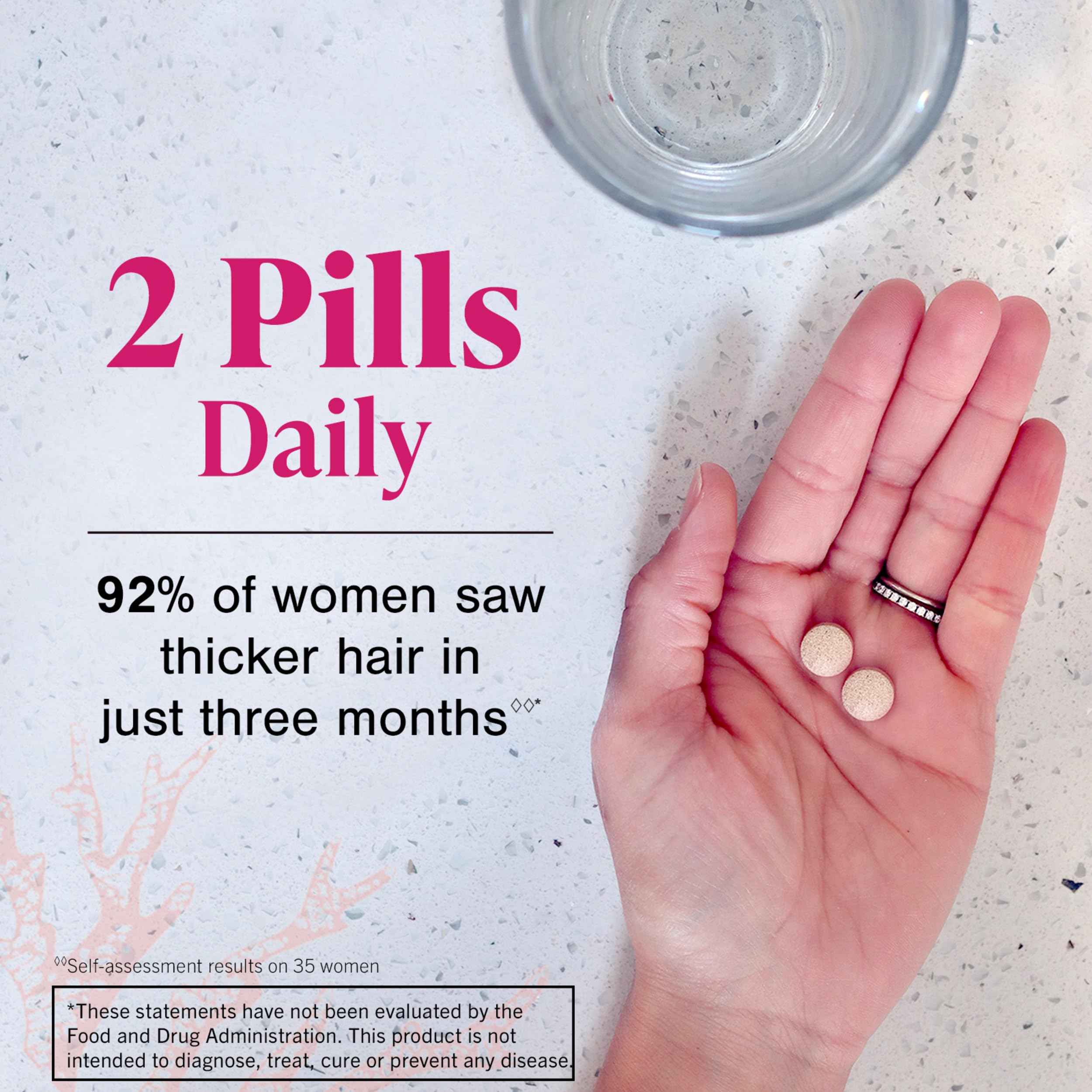 Viviscal Hair Growth Supplements For Women For Thicker, Fuller Hair, Nourishes Thinning & Loss, With Proprietary Collagen Complex, 180 Tablets, 3 Month Supply