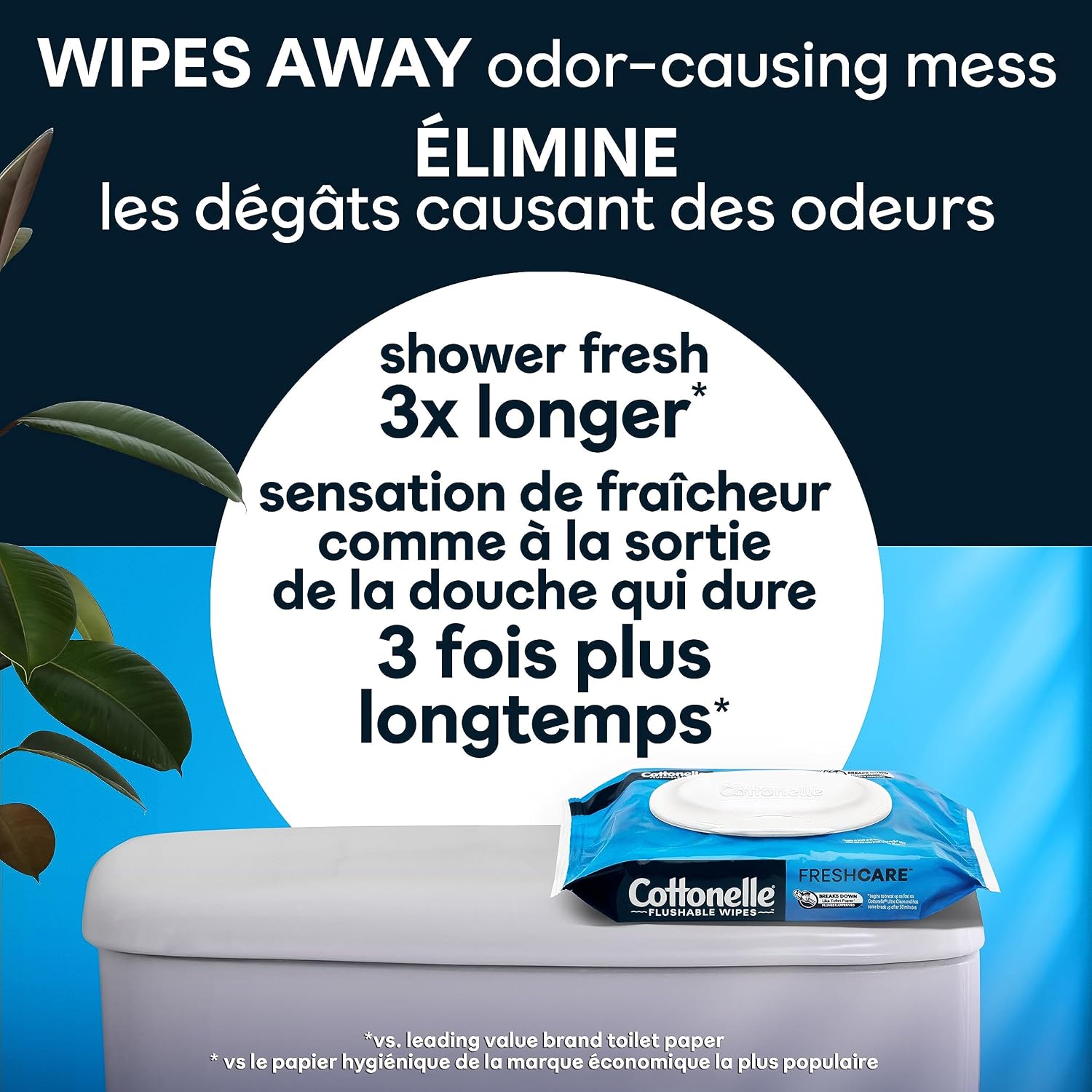 Cottonelle Flushable Wet Wipes for Adults, 1 Flip-Top Pack, 42 Wipes, Alcohol-Free, Plastic Free DestGlow