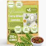 Premium Curry Leaves, Whole Dried Leaves, 100% Natural, Pure Curry Leaves, Hand-made, Wildcrafted, Indian Spice for Cooking, Curry Leaf Dried, No Additives, No Gluten, Vegan