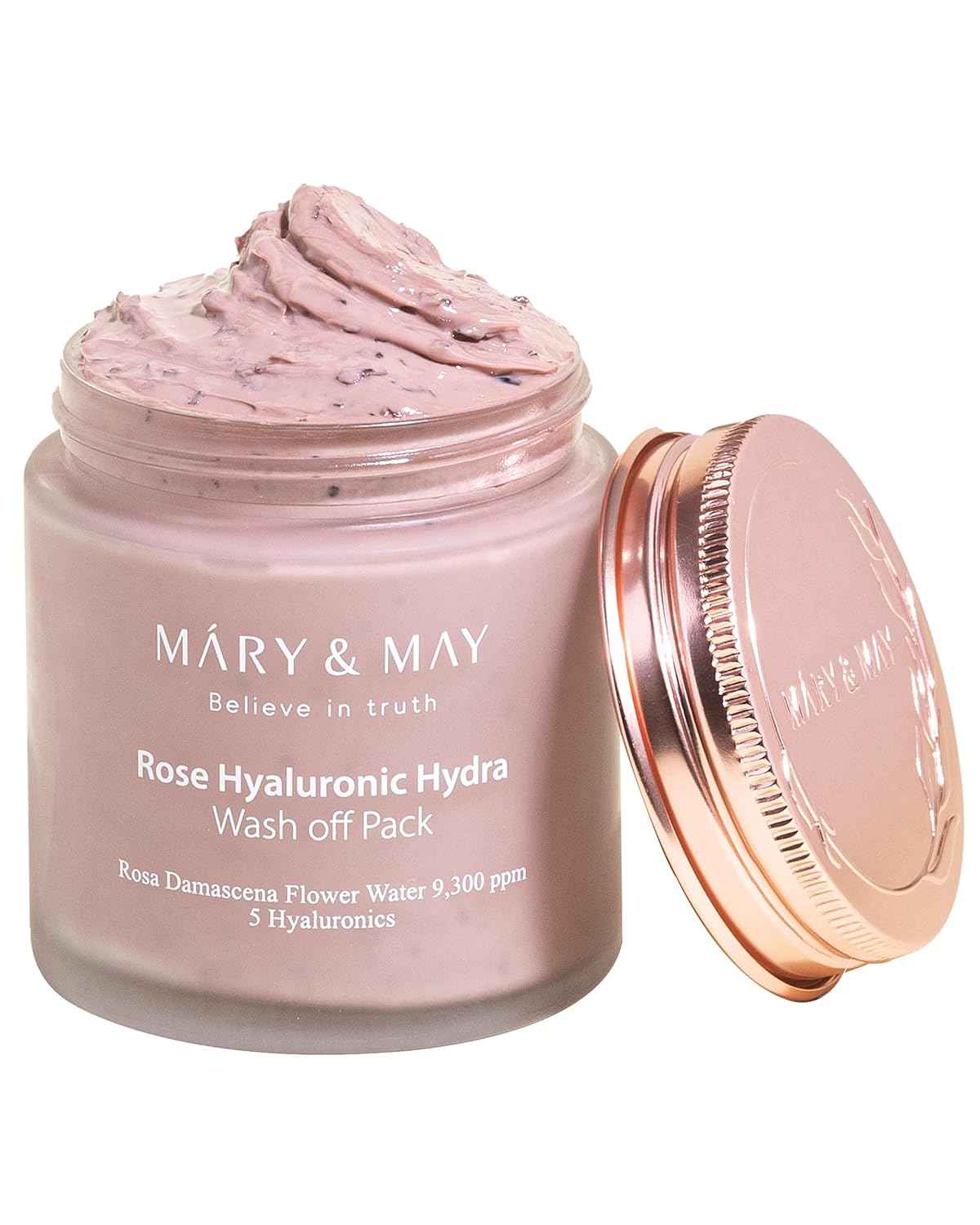 Mary & May Vegan Rose Hyaluronic Hydra Wash Off Pack