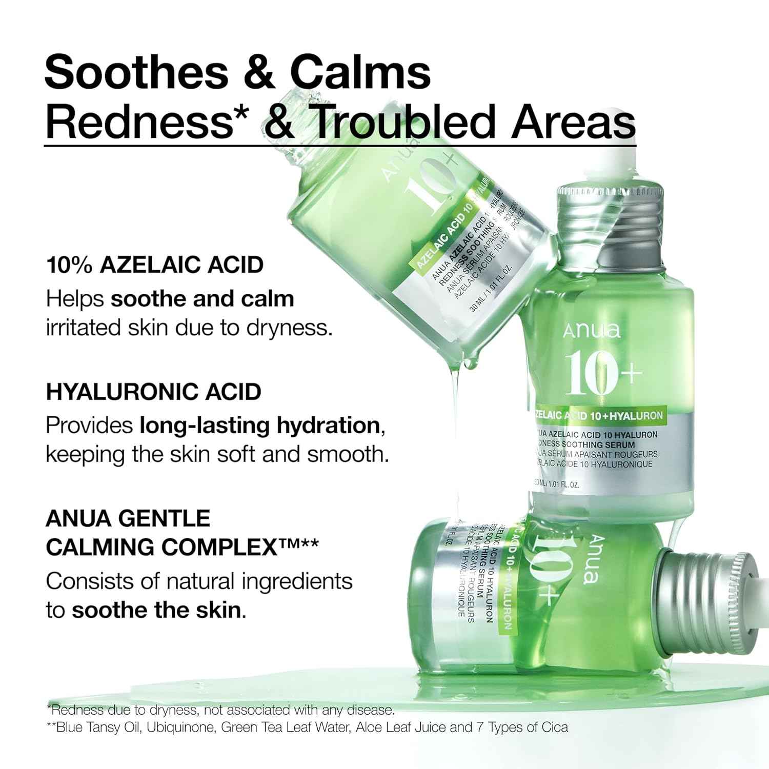 ANUA Azelaic Acid 10 Hyaluron Redness Soothing Serum by AsiaBeautyMall