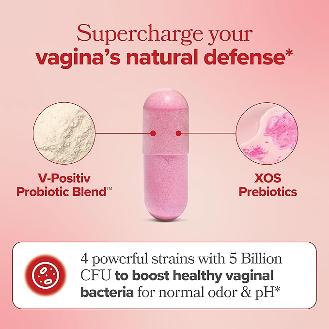 URO Vaginal Probiotics for Women pH Balance with Prebiotics & Lactobacillus Probiotic Blend - Women&