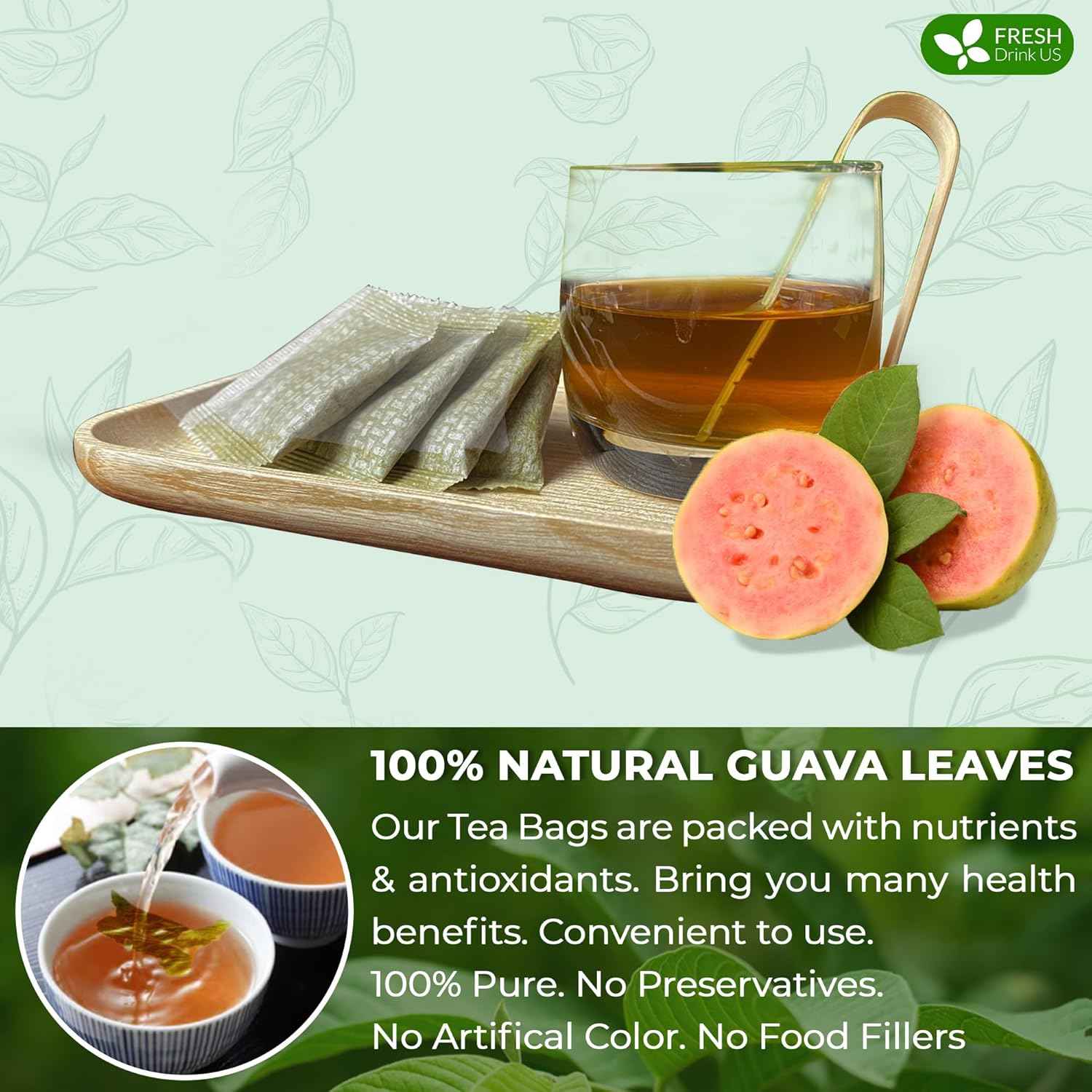 Premium Guava Leaf Tea Bags