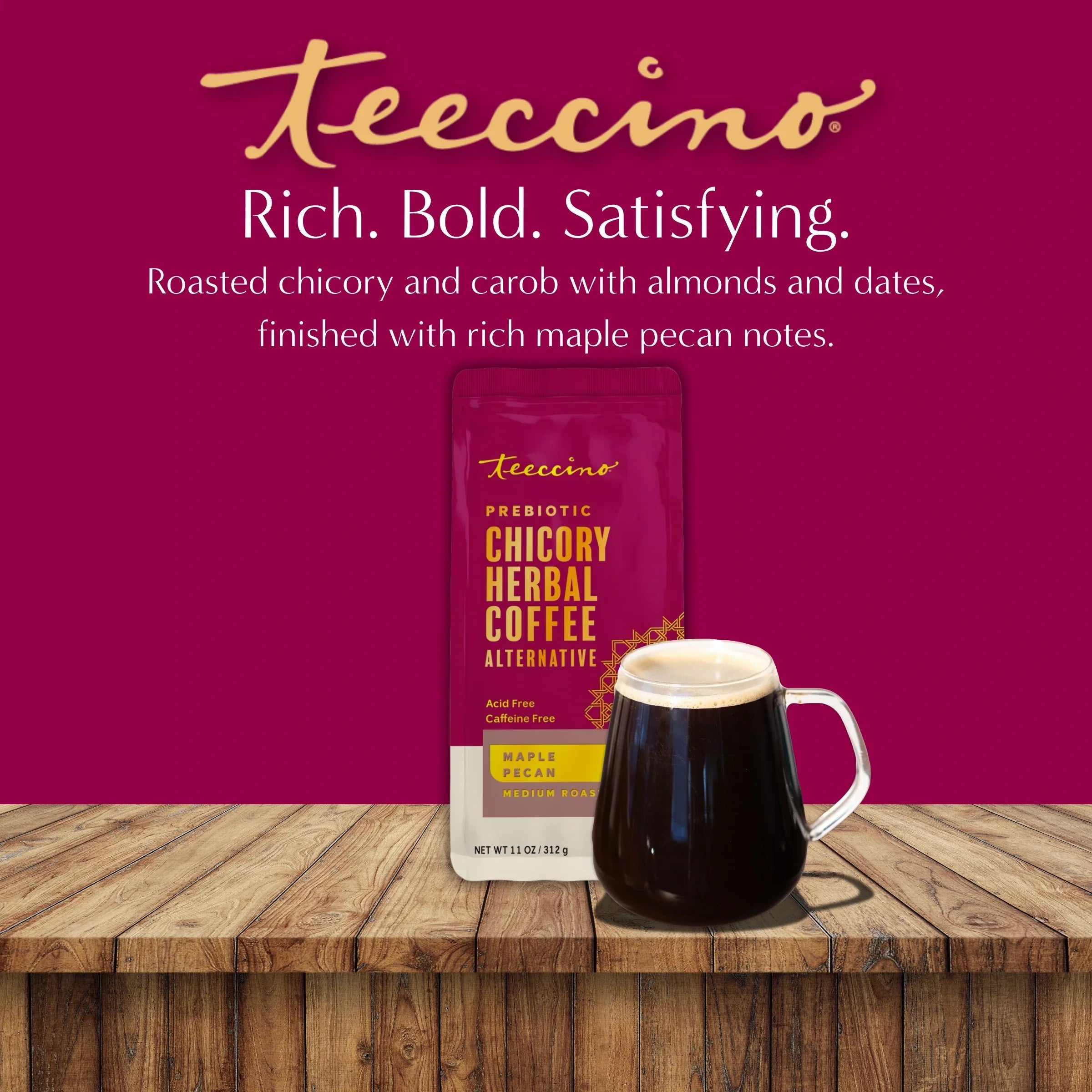 Maple Pecan Chicory Herbal Coffee DestGlow