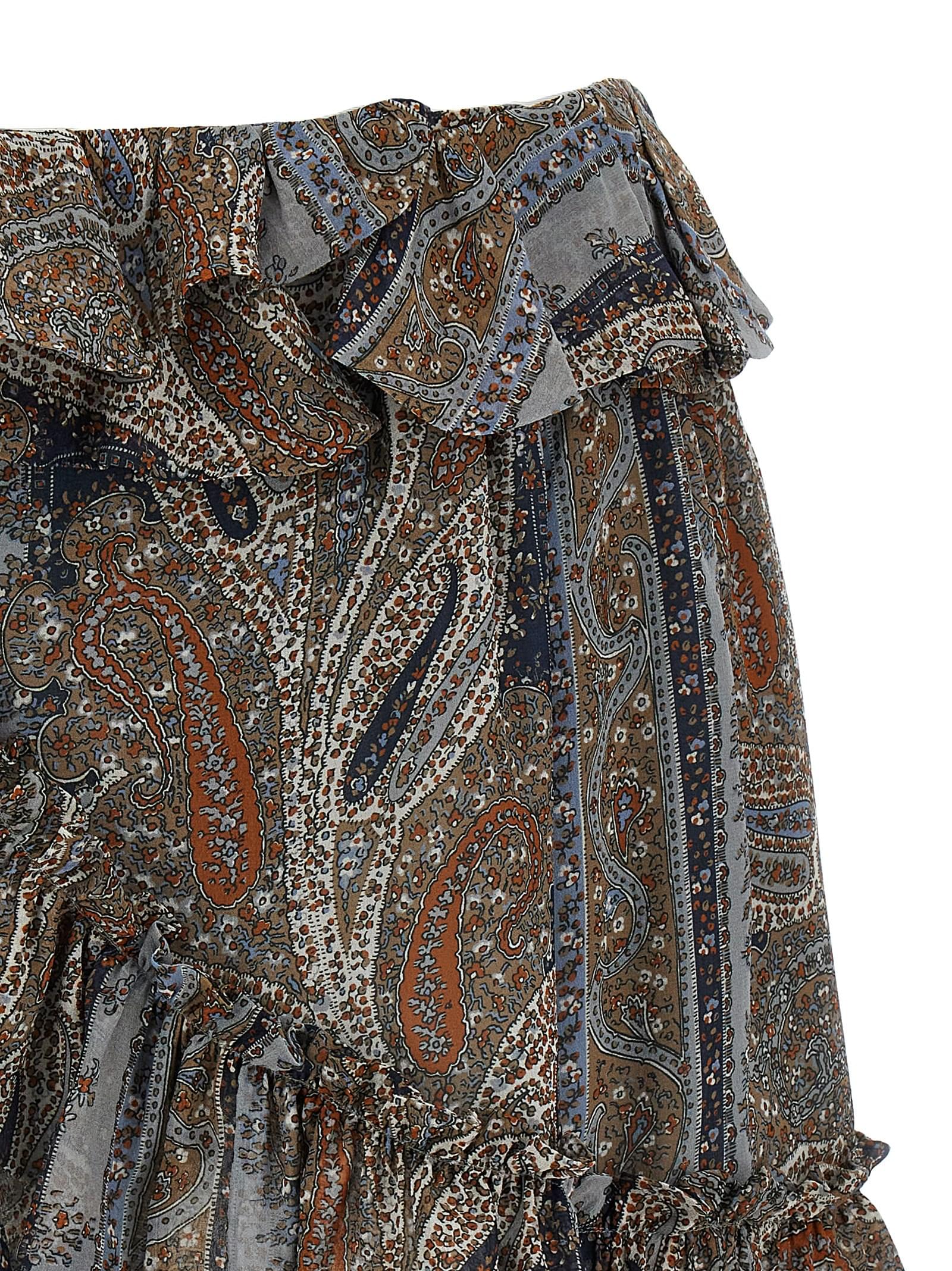 Saint Laurent Women All Over Print Skirt DestGlow