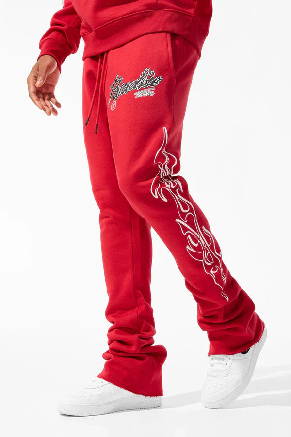 Jordan Craig Paradise Tour Fleece Stacked Joggers - Chicago by Denim Exchange