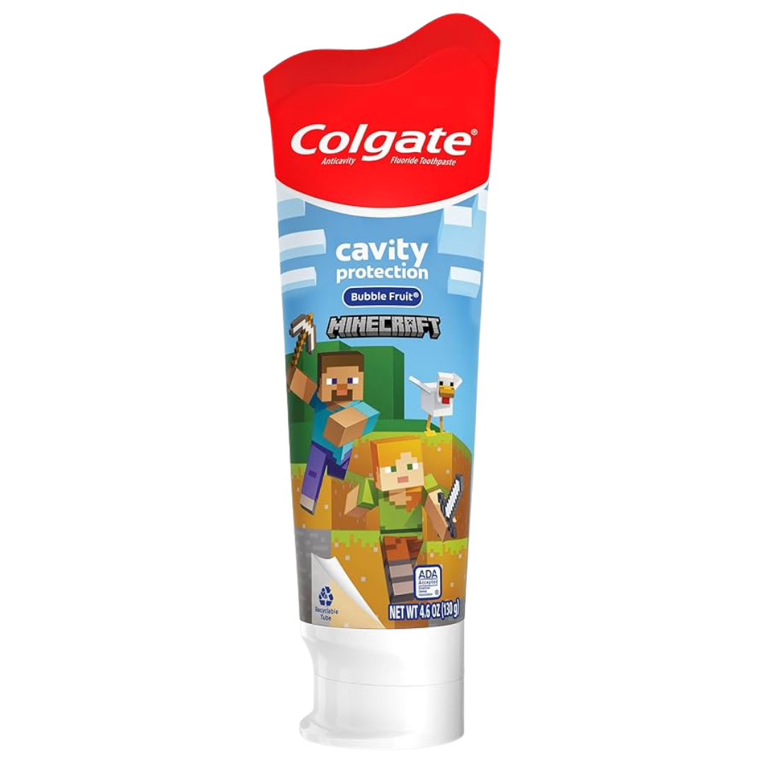 Colgate Kids Minecraft Toothpaste 4.6oz DestGlow