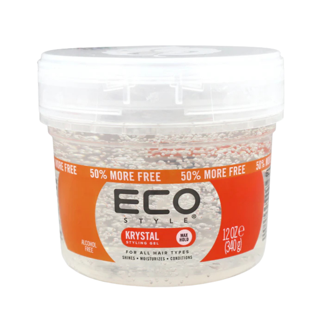 Eco Style Krystal Styling Gel Max Hold (12oz) DestGlow