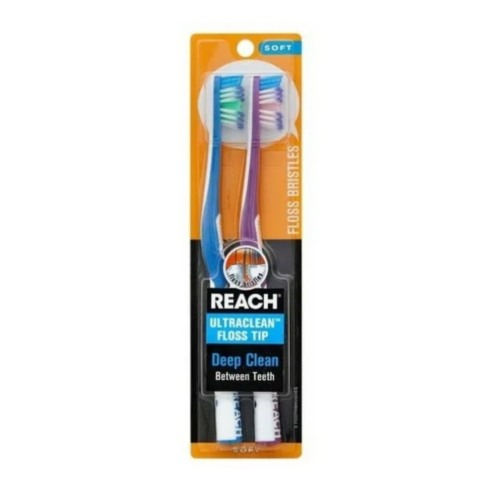 Reach Deep Cleaning Toothbrush (2pk) DestGlow