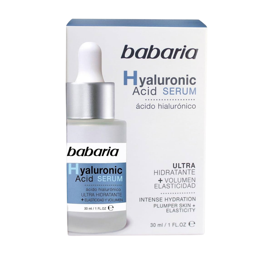 Babaria Hyaluronic Acid Facial Serum Intense Hydration & Plumping (1oz) DestGlow