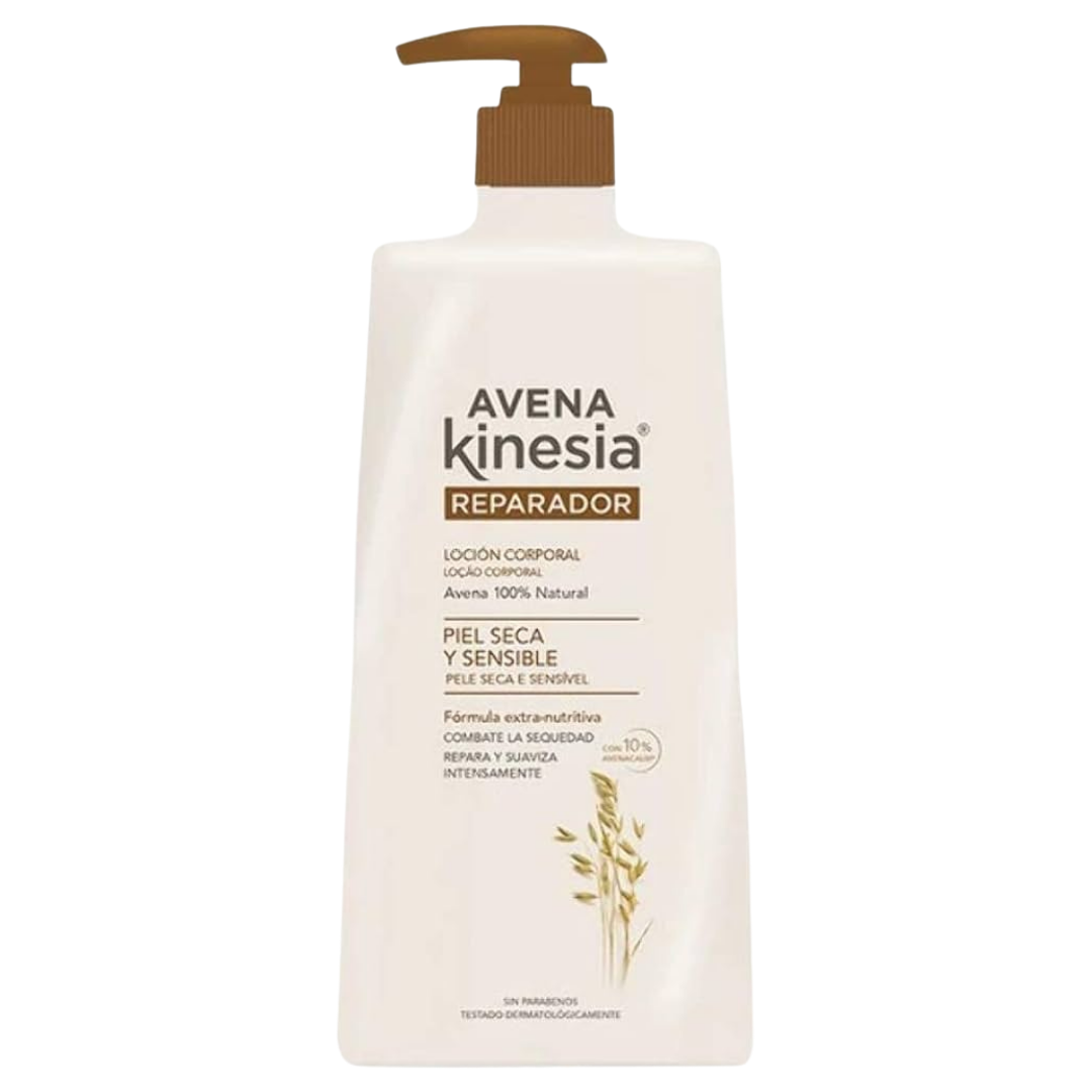 Avena Kinesia Reparador Body Lotion for Dry and Sensitive Skin (13.5oz) DestGlow