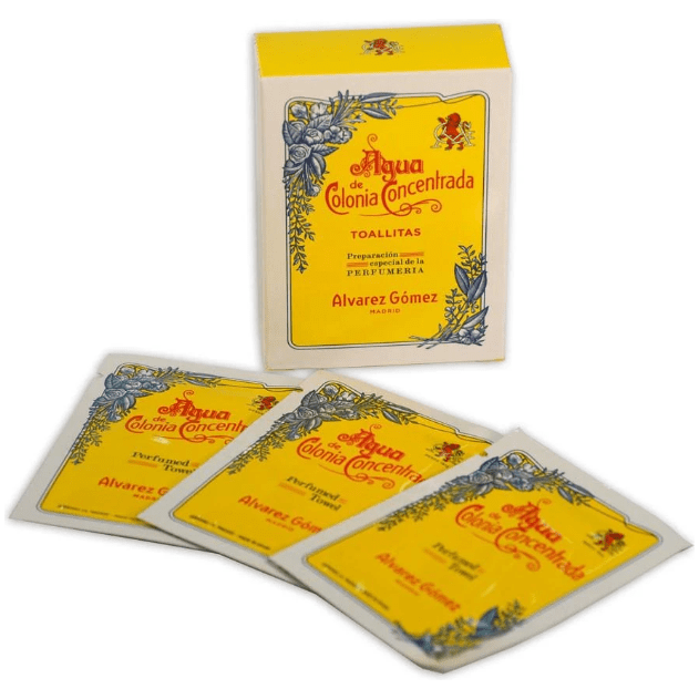 Agua De Colonia Concentrada For Men Perfumed Towelettes 10 Sachets by Pasteur Pharmacy