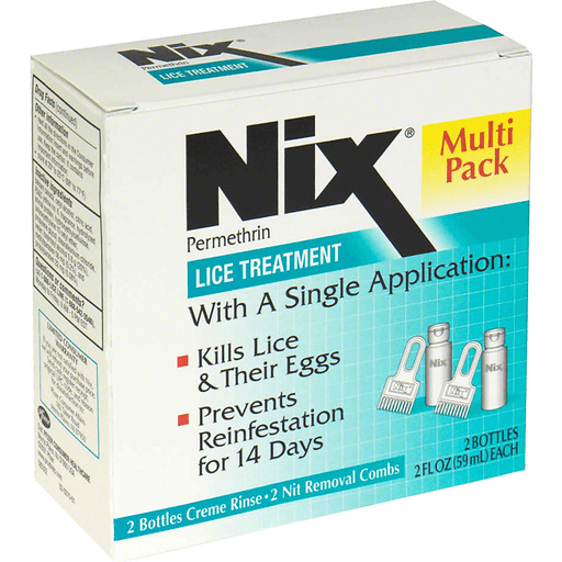 Nix Creme Rinse Lice Treatment With Nit Removal Comb, Multi Pack by Pasteur Pharmacy