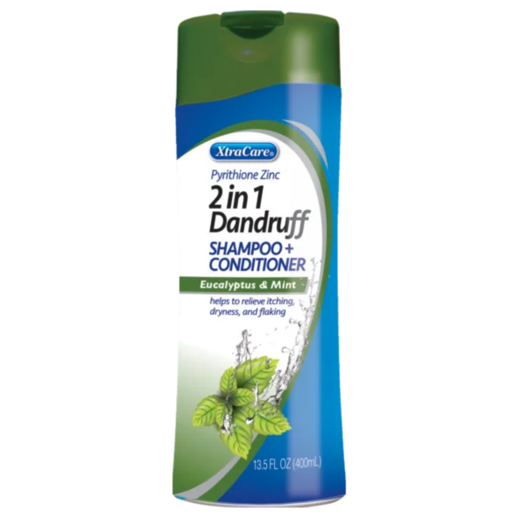 XtraCare 2-in-1 Dandruff Shampoo + Conditioner Eucalyptus & Mint (13.5oz) DestGlow