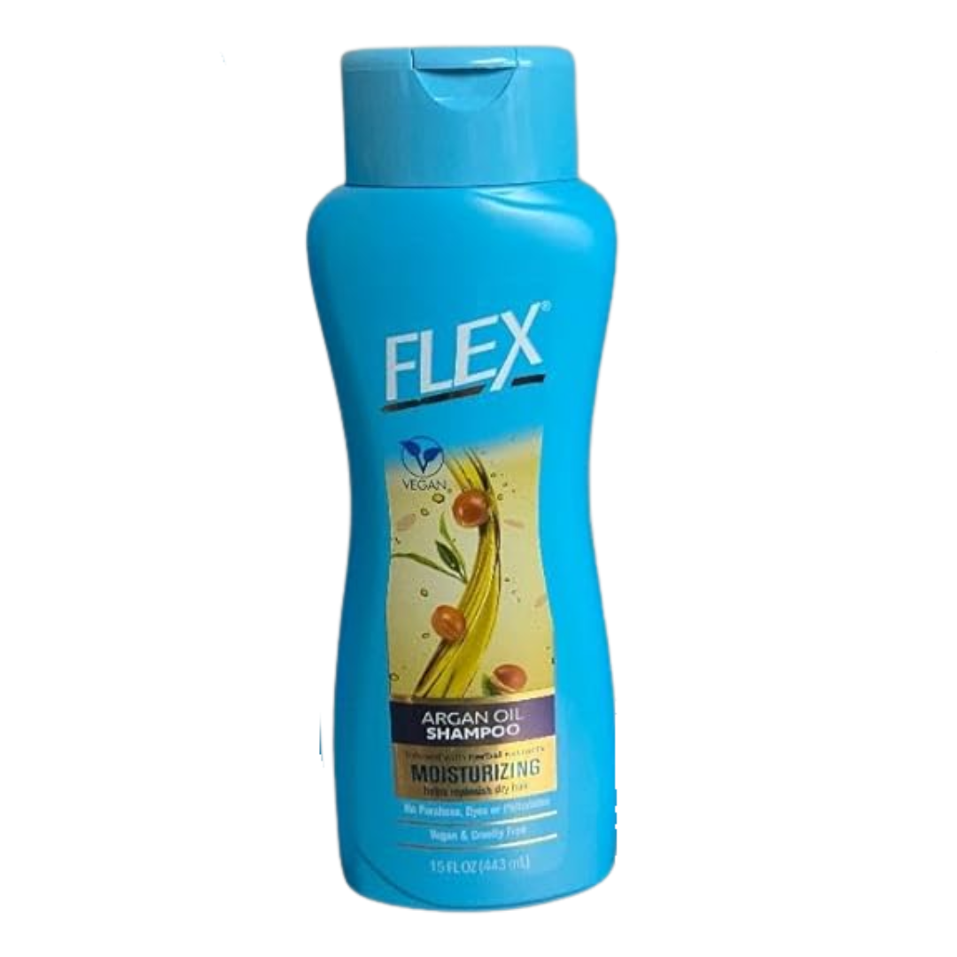 Flex Argan Oil Moisturizing Shampoo (15oz) DestGlow