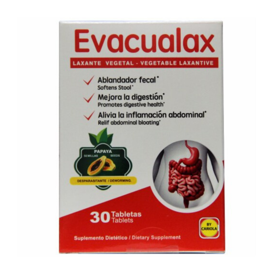 Evacualax Natural Laxative Capsules (30ct) DestGlow