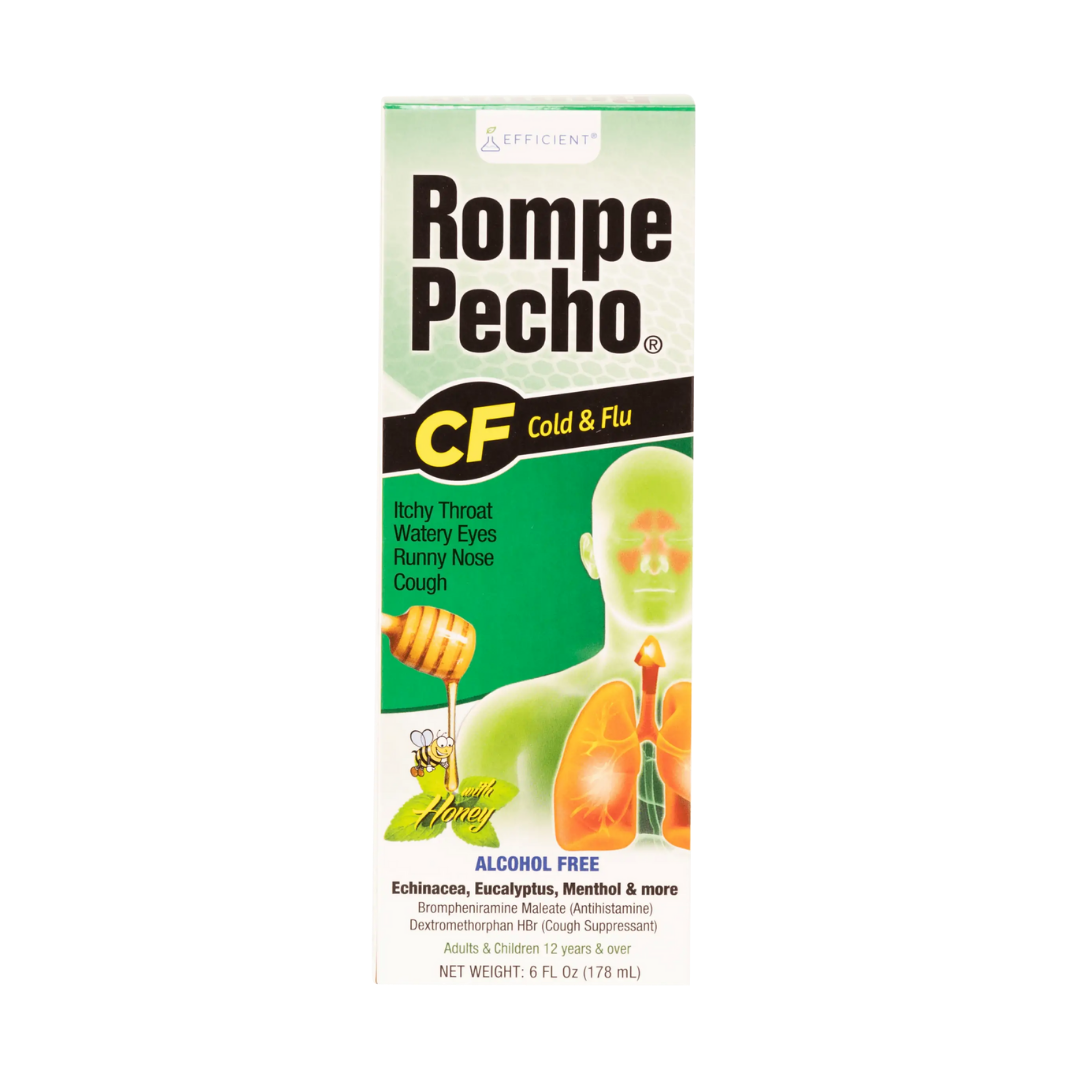 Rompe Pecho CF Cold & Flu Syrup (6oz) DestGlow