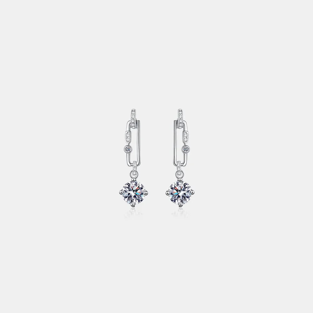 2 Carat Sparkala™ 925 Sterling Silver Earrings by Sparkala