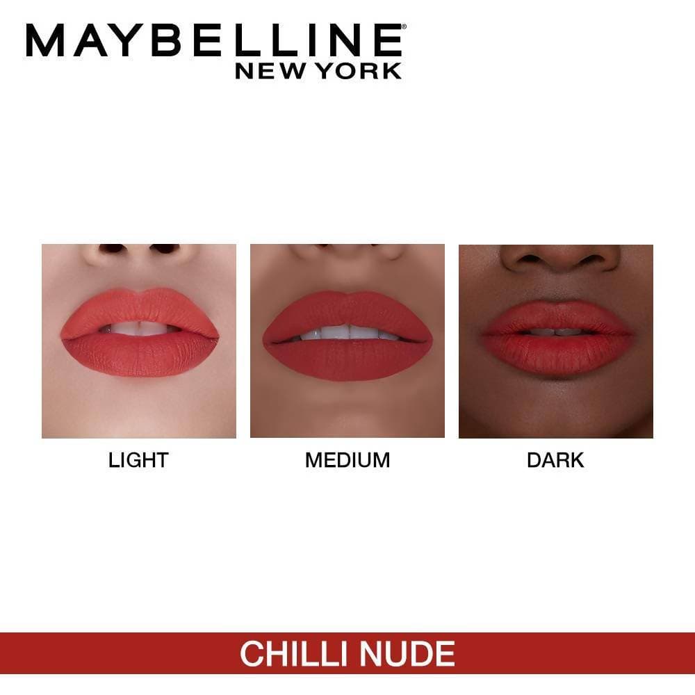Maybelline New York Color Sensational Creamy Matte Lipstick / Chilli Nude by Dista